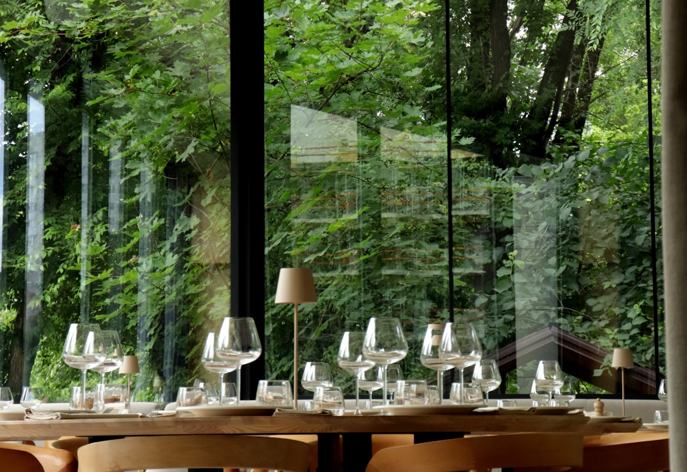 An elegant dining room at a partner restaurant