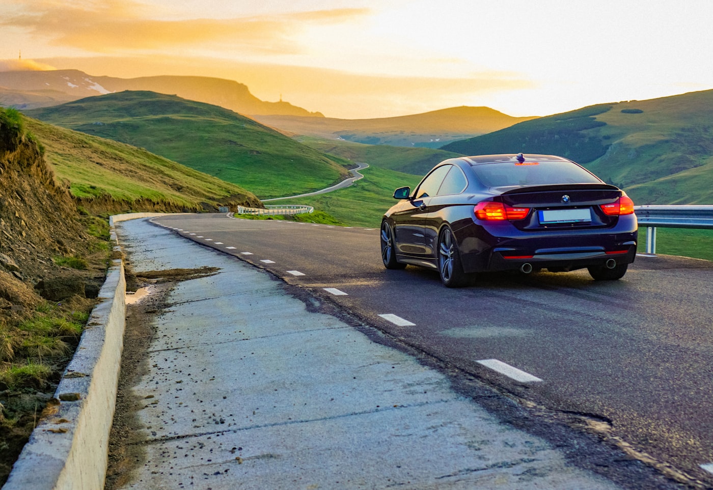 A vetted private vehicle on the road